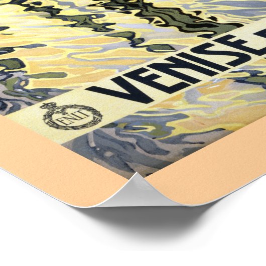 Venedig und Lido Poster (Ecke)