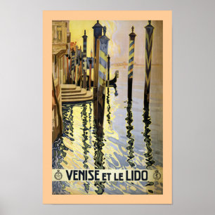 Venedig und Lido Poster