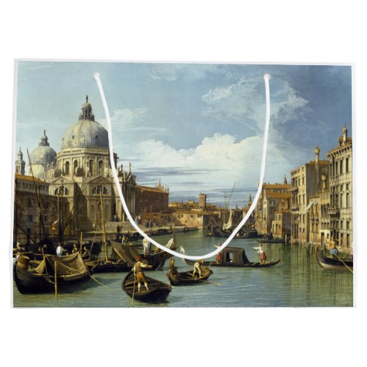 Venedig und Markuskathedrale Geschenktasche Große Geschenktüte (Rückseite)