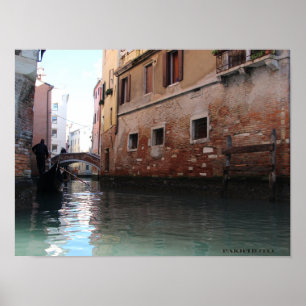 Venedig und seine Kanäle - Original-Fotoposter Poster