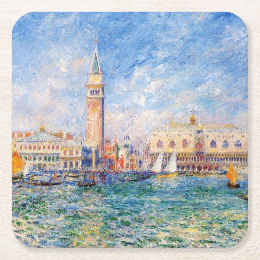 Venedig, Venedig, Renoir Rechteckiger Pappuntersetzer (Vorderseite)