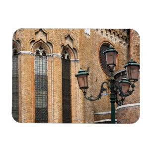 Venedig, Venetien, Italien - Ein Laternenpfahl ste Magnet