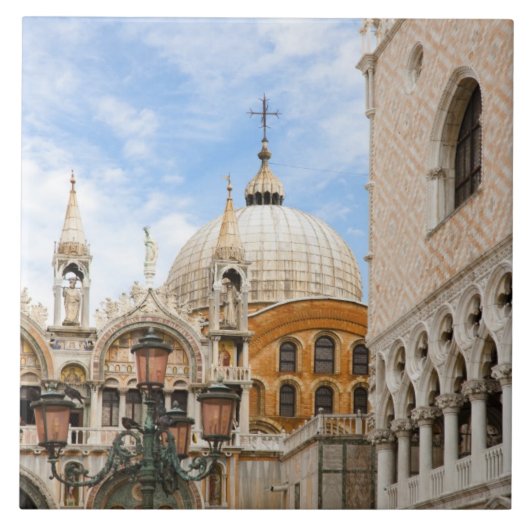 Venedig, Venetien, Italien - Vögel sind auf einer Fliese (Vorderseite)