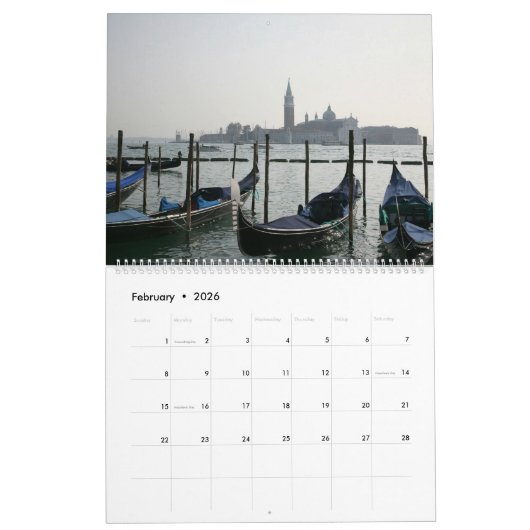 Venedig-Venezia-Foto-Kalender Kalender (Feb 2026)