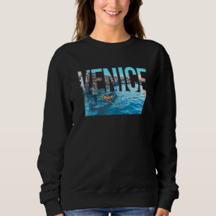 Venedig Venezia Italien Gondola Rialto Brücke Sweatshirt