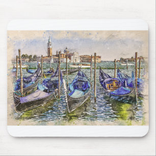 Venedig, Venezia, italienische Feriengeschenke Mousepad