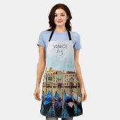 VENEDIG VENEZIA watercolor - Italien Reisen Souven Schürze (Getragen)