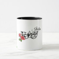 *~* Venedig Venezianisch Maske und Rose Italien
