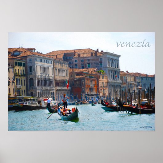 Venedig, venezianisches Poster (Vorne)