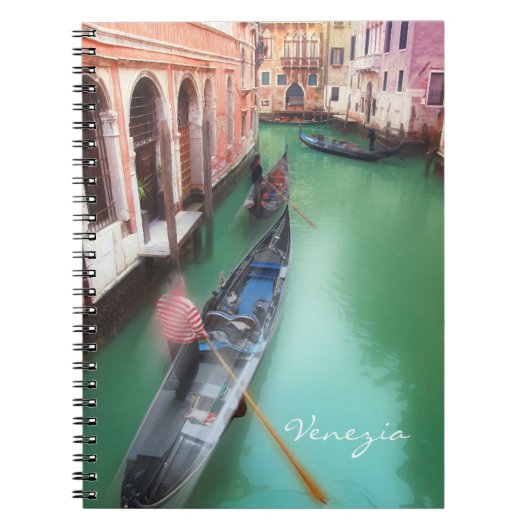 Venedig Vintage Notizbuch Notizblock (Vorderseite)