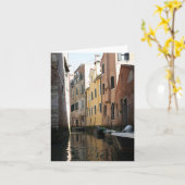 Venedig von der Gondel Karte (Gelbe Blume)