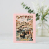 "Venedig von heute" Vintages Theater Postkarte (Stehend Vorderseite)