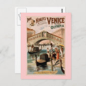 "Venedig von heute" Vintages Theater Postkarte (Vorne/Hinten)
