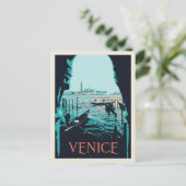 Venedig von Piazza San Marco Abbildung Italien Po Postkarte (Stehend Vorderseite)