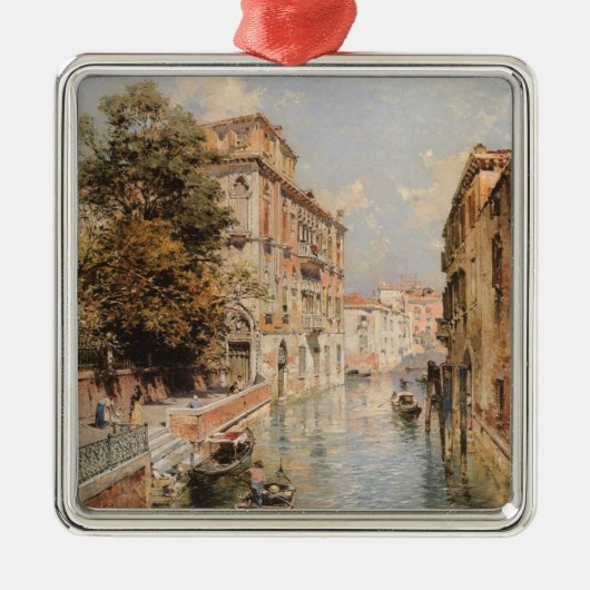 Venedig von Unterberger Silbernes Ornament (Vorne)