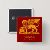 Venedig-Wappen Button (Vorne & Hinten)