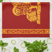 Venedig-Wappen Geschirrtuch (Gefaltet)