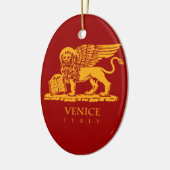 Venedig-Wappen Keramikornament (Links)