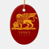 Venedig-Wappen Keramikornament (Vorne)
