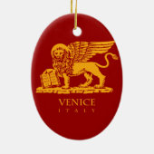 Venedig-Wappen Keramikornament (Hinten)