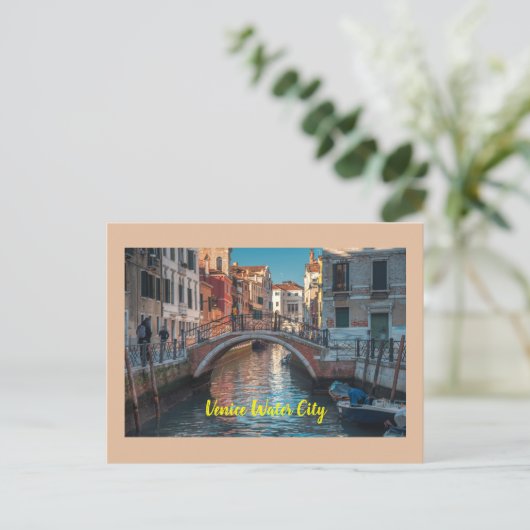 Venedig Wasserstadt Rom Postkarte (Stehend Vorderseite)