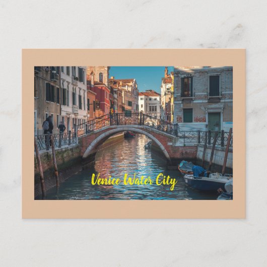 Venedig Wasserstadt Rom Postkarte (Vorderseite)