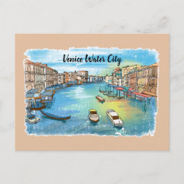 Venedig Wasserstadt Rom Postkarte