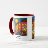Venedigsoiree-Kaffee-Tasse durch Lisa Lorenz Tasse (Vorderseite Links)
