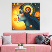 Venen des Universums Leinwanddruck (Insitu (Wohnzimmer))