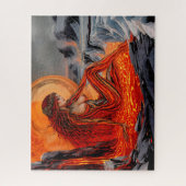 "Venen des Vulkans" - Vulkanerportrait Puzzle (Vertikal)