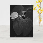 Venen eines Leaf Karte (Gelbe Blume)