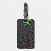 Venen - Fraktal Art Gepäckanhänger (Rückseite vertikal)
