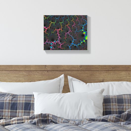 Venen - Fraktal Art Leinwanddruck (Insitu (Schlafzimmer))