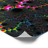 Venen - Fraktal Art Poster (Ecke)