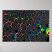 Venen - Fraktal Art Poster (Vorne)