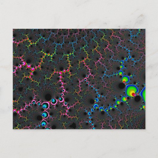 Venen - Fraktal Art Postkarte (Vorderseite)