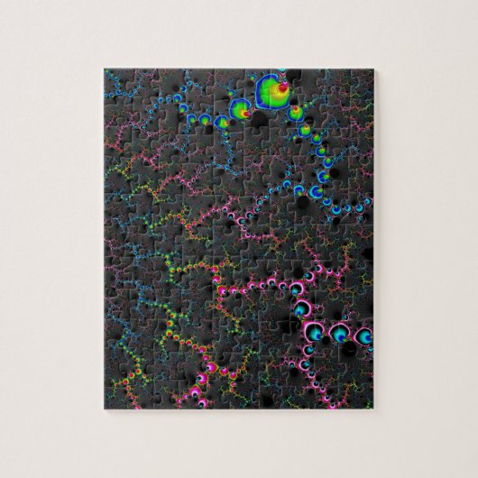Venen - Fraktal Art Puzzle (Vertikal)