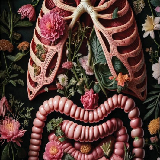 Venen und Venen Seidenpapier