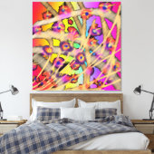 Venenblume Leinwanddruck (Insitu (Schlafzimmer))