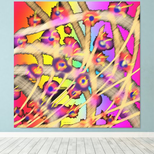 Venenblume Leinwanddruck (Insitu (Holzboden))