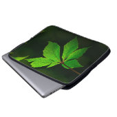 Venenmuster-Pflanze Laptopschutzhülle (Vorne Knopf)