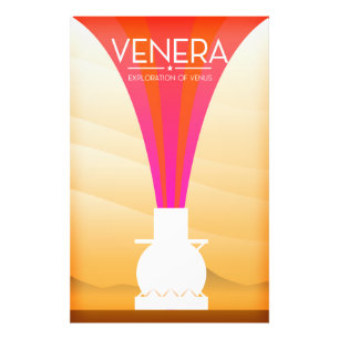 Venera-Exploration der Venus Fotodruck