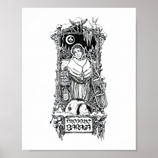 Venerable Frederic Irenaeus Baraga Poster (Vorne)