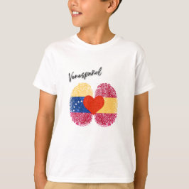 “Venespañol” – Orgullo Venezuela y España T-Shirt