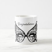Venetia Carnivale Masque Viktorianischer Verzierte Kaffeetasse (Mittel)