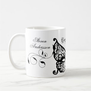 Venetia Carnivale Masque Viktorianischer Verzierte Kaffeetasse