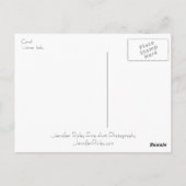 Venetian Canal Postcard Postkarte (Rückseite)