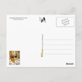 Venetian Carnival Jester Mask with Bells Postkarte (Rückseite)