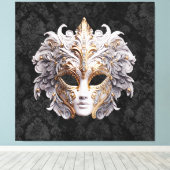Venetian, Masquerade Carnival Mask Leinwanddruck (Insitu (Holzboden))