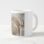 Venetian Plaster Architectural Arc Wallpaper Jumbo-Tasse (Vorderseite Rechts)